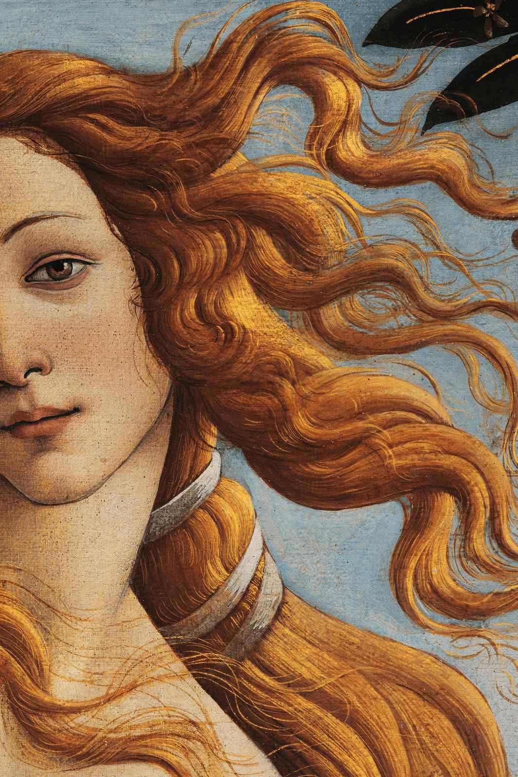 Renaissance Beauty Golden Hair Wall Art