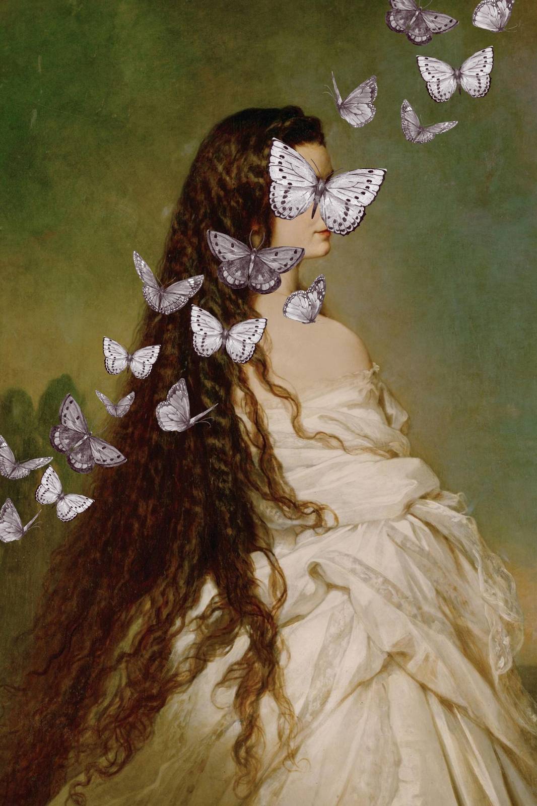 Enchanted Butterfly Portrait Wall Art