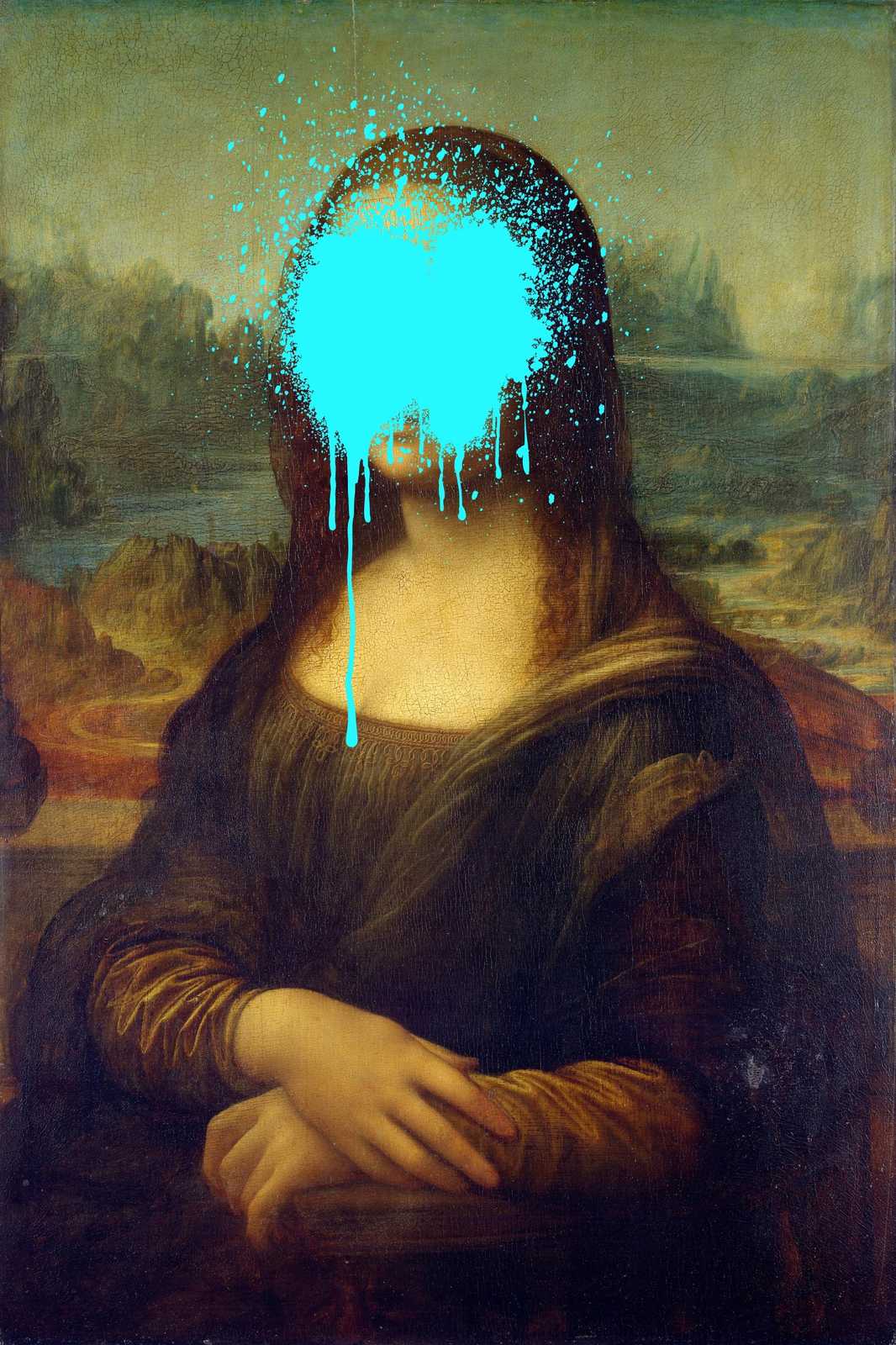 Graffiti Mona Lisa Pop Art Wall Art