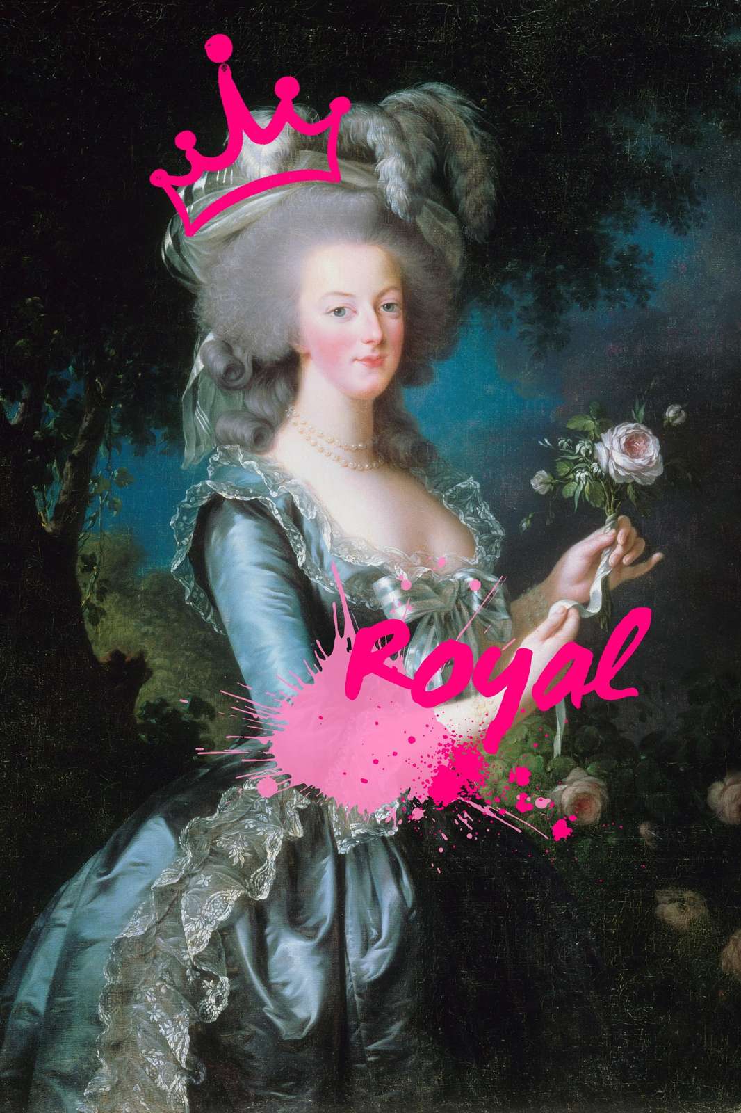 Royal Queen Modern Art Wall Art
