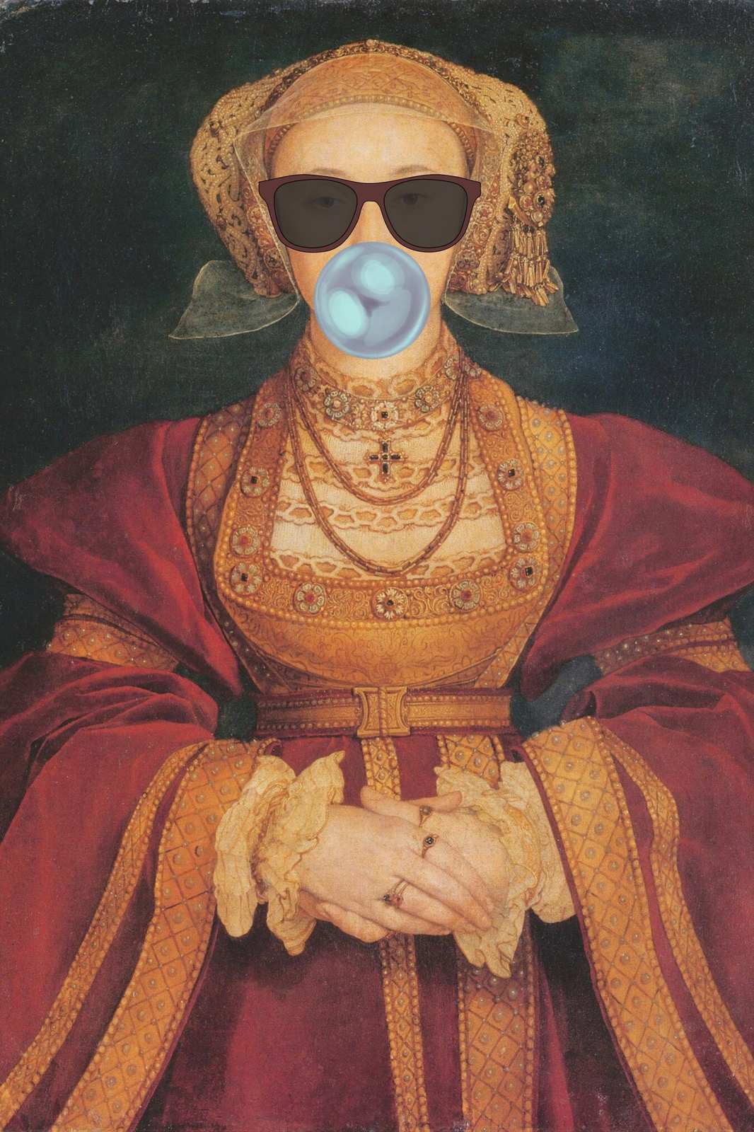 Modern Renaissance Queen Pop Art Wall Art