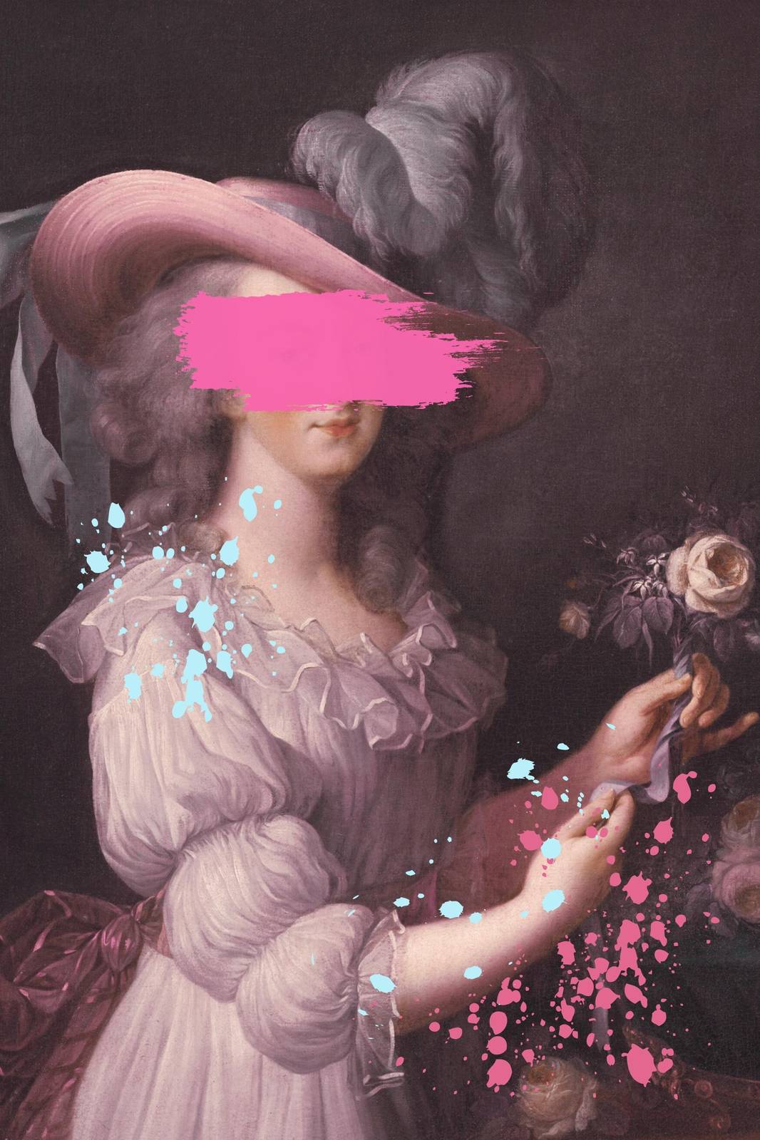 Modern Rococo Portrait Wall Art