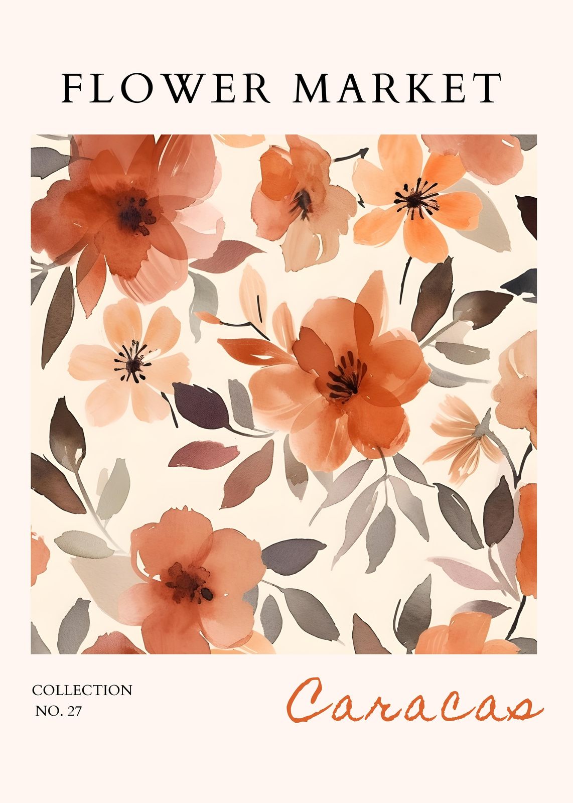 Watercolor Floral Botanical Wall Art