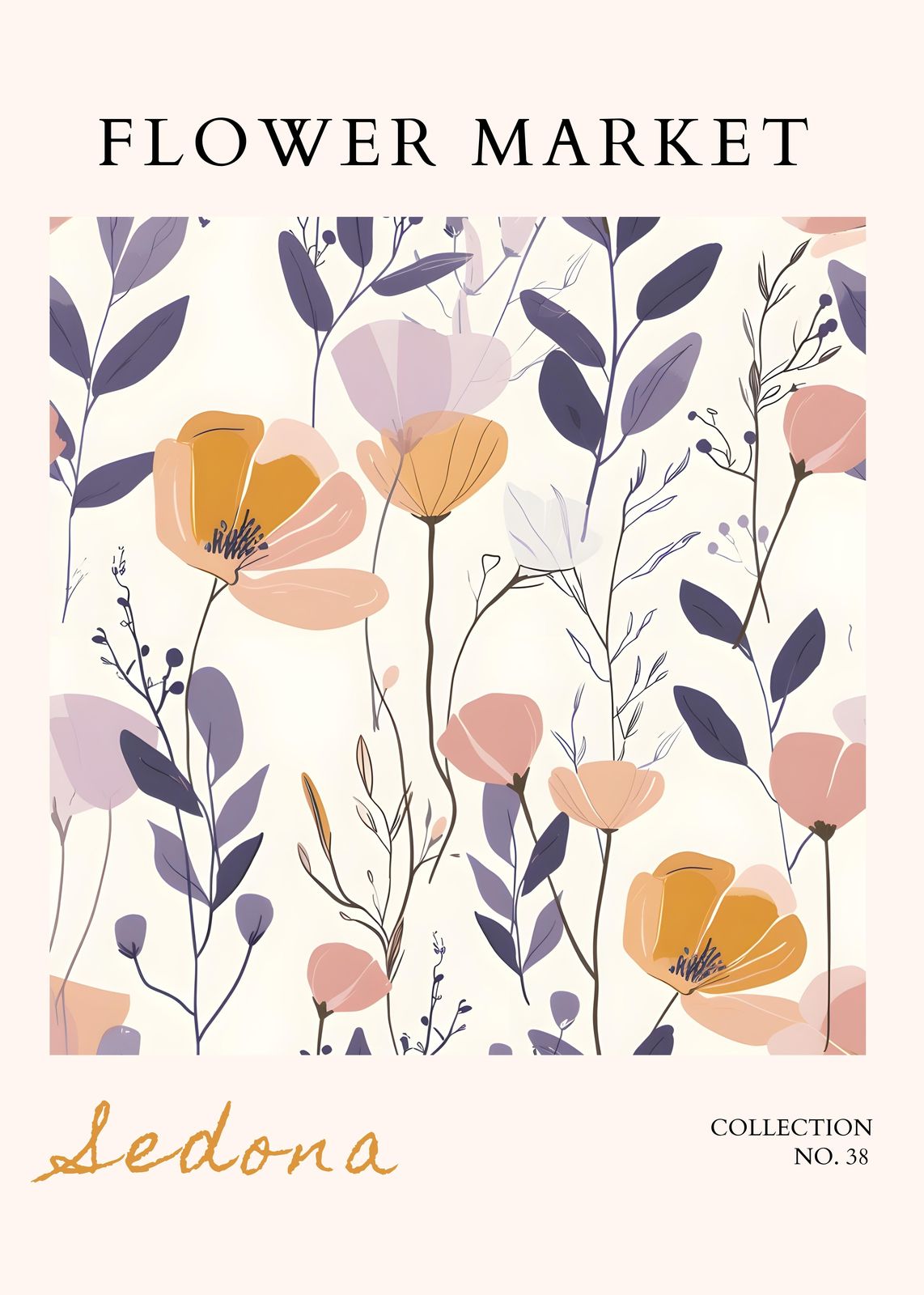 Sedona Floral Market Wall Art