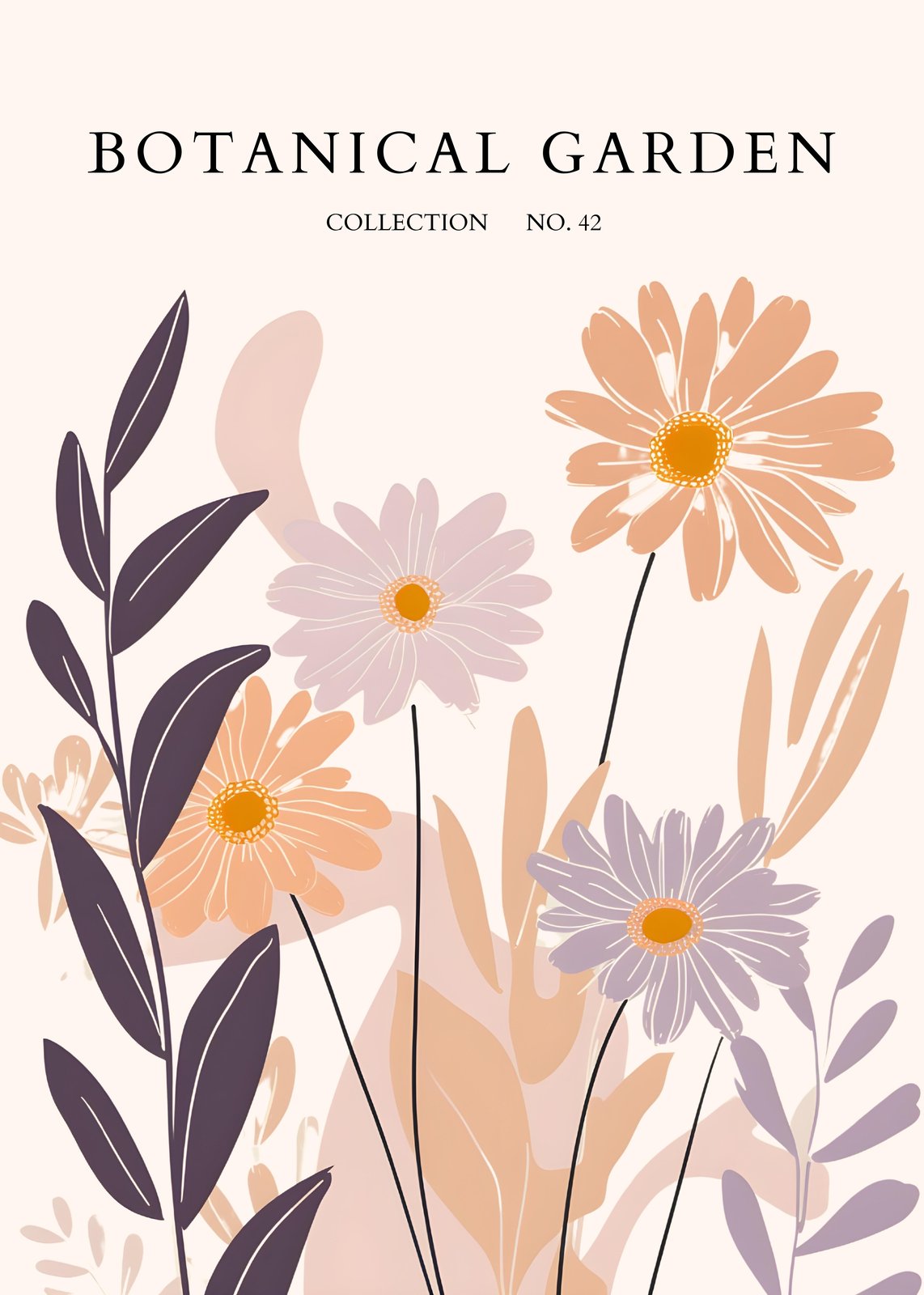 Botanical Garden Abstract Floral Wall Art