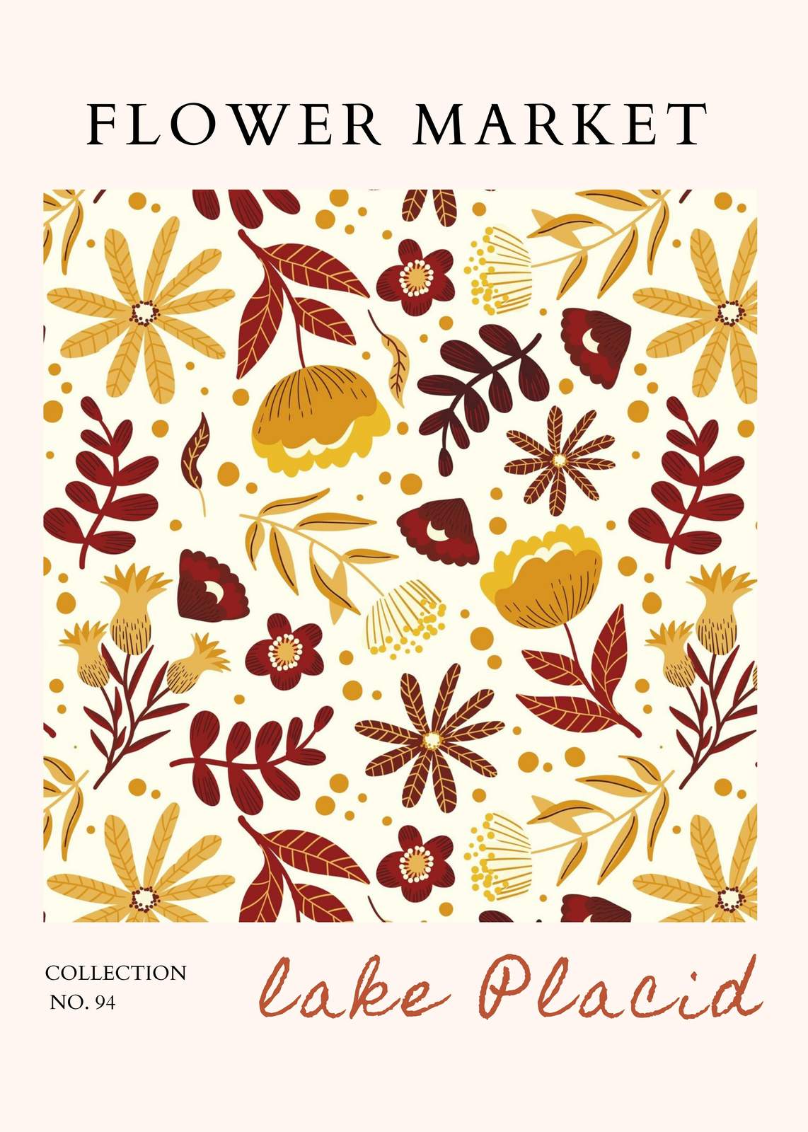 Floral Market Lake Placid Wall Art