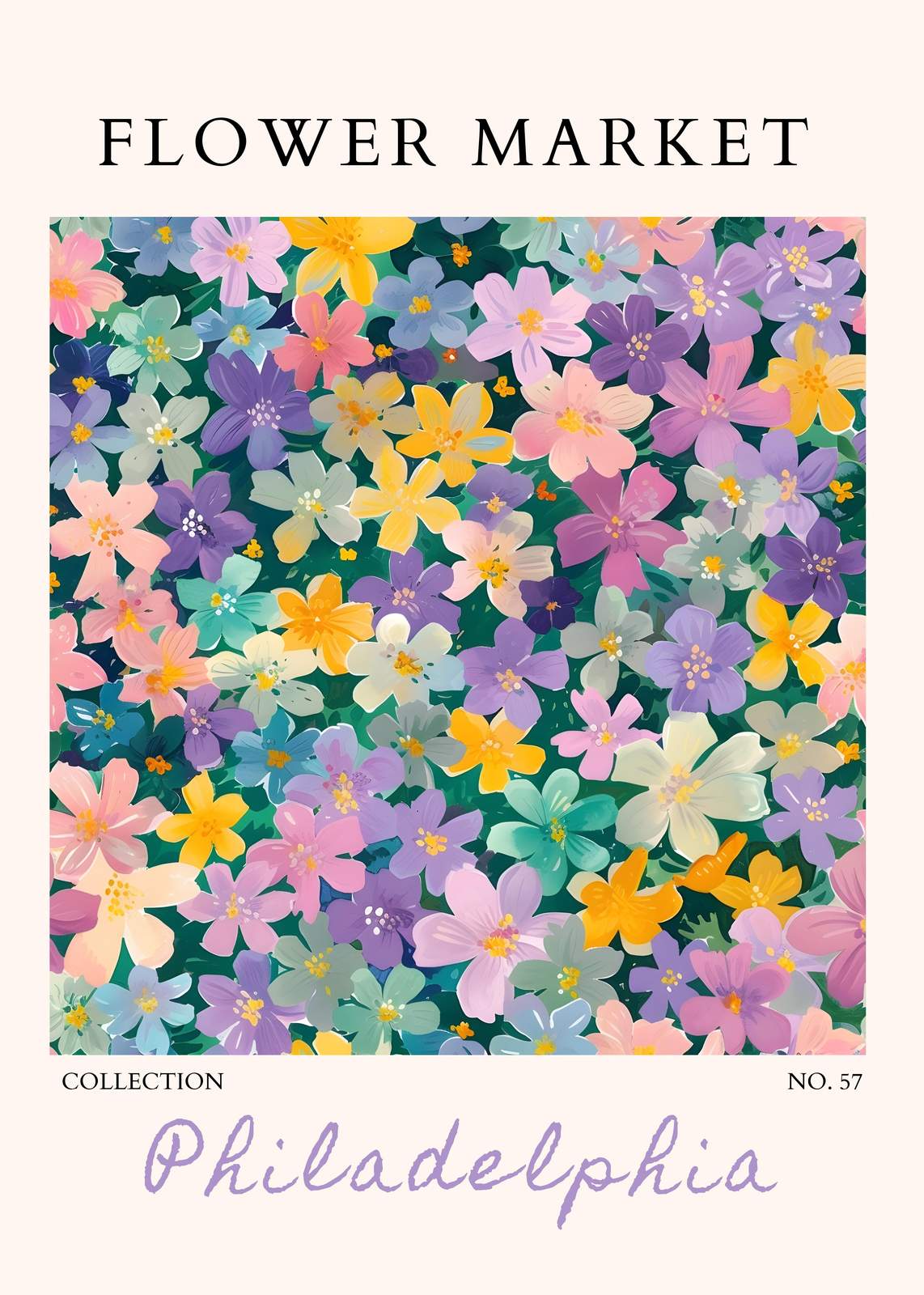 Philadelphia Floral Delight Wall Art