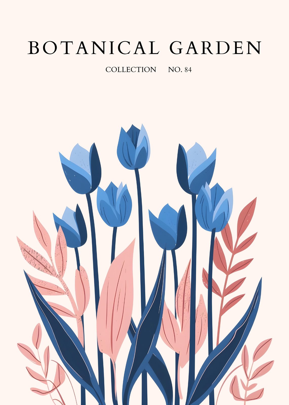 Botanical Tulips Collection No. 84 Wall Art