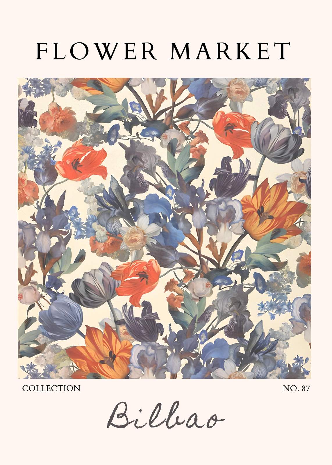 Vibrant Floral Garden Wall Art