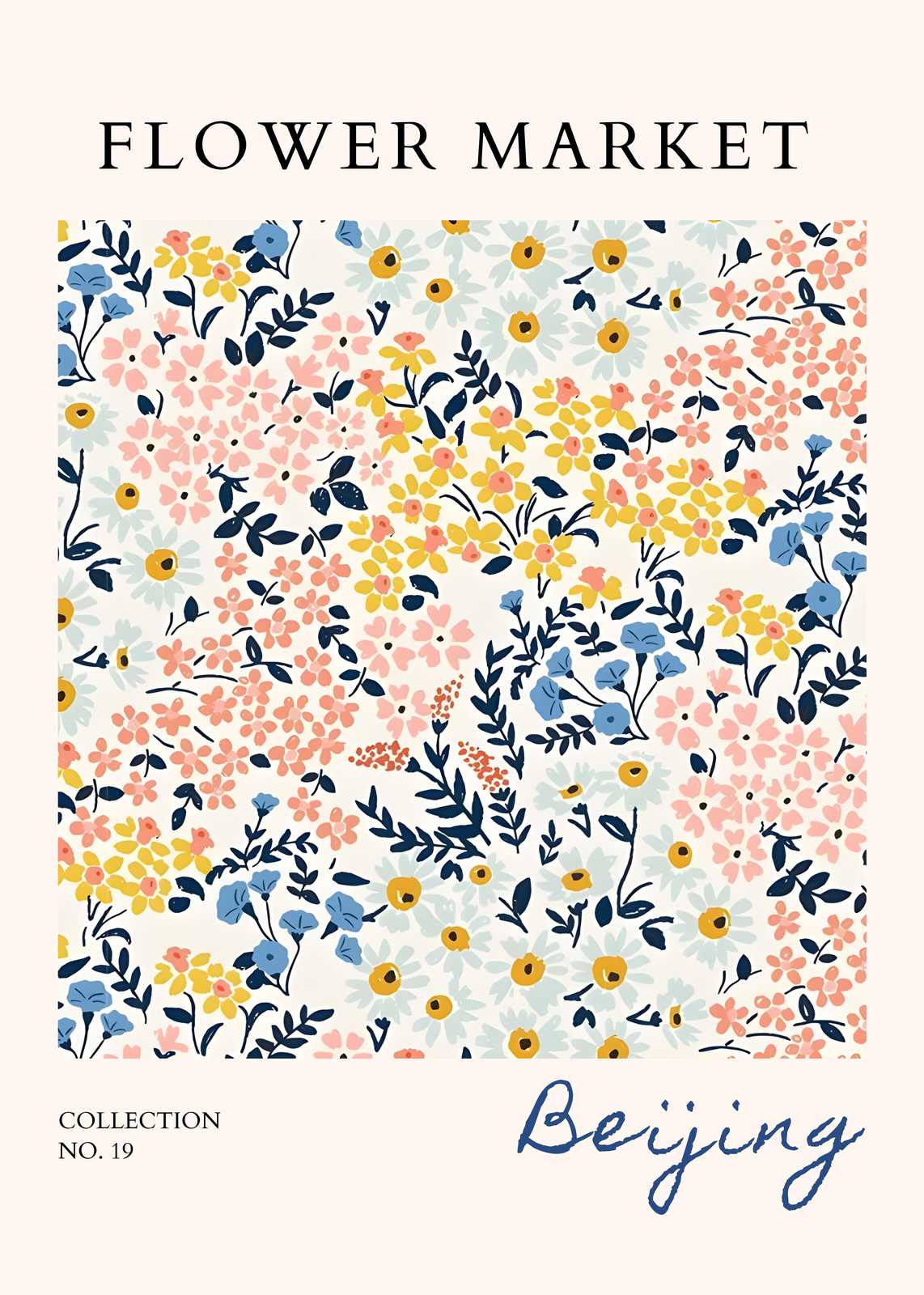Floral Market Beijing Collection 19 Wall Art