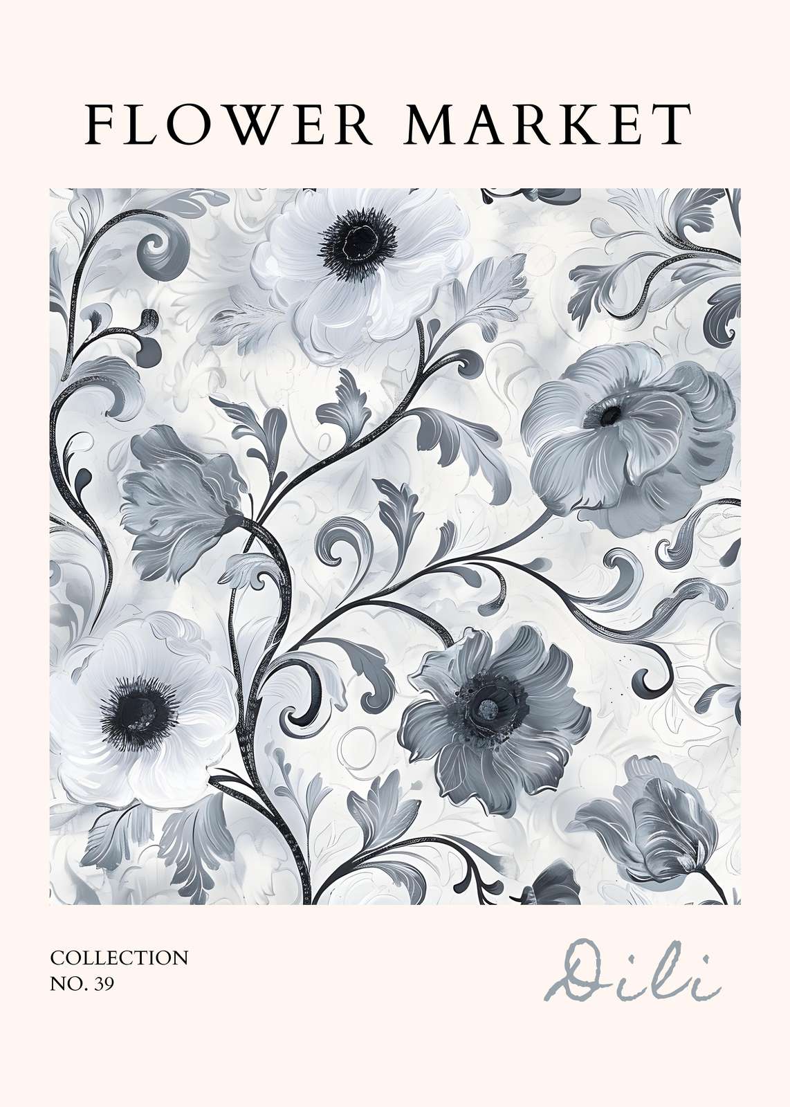 Elegant Floral Market Wall Art Wall Art
