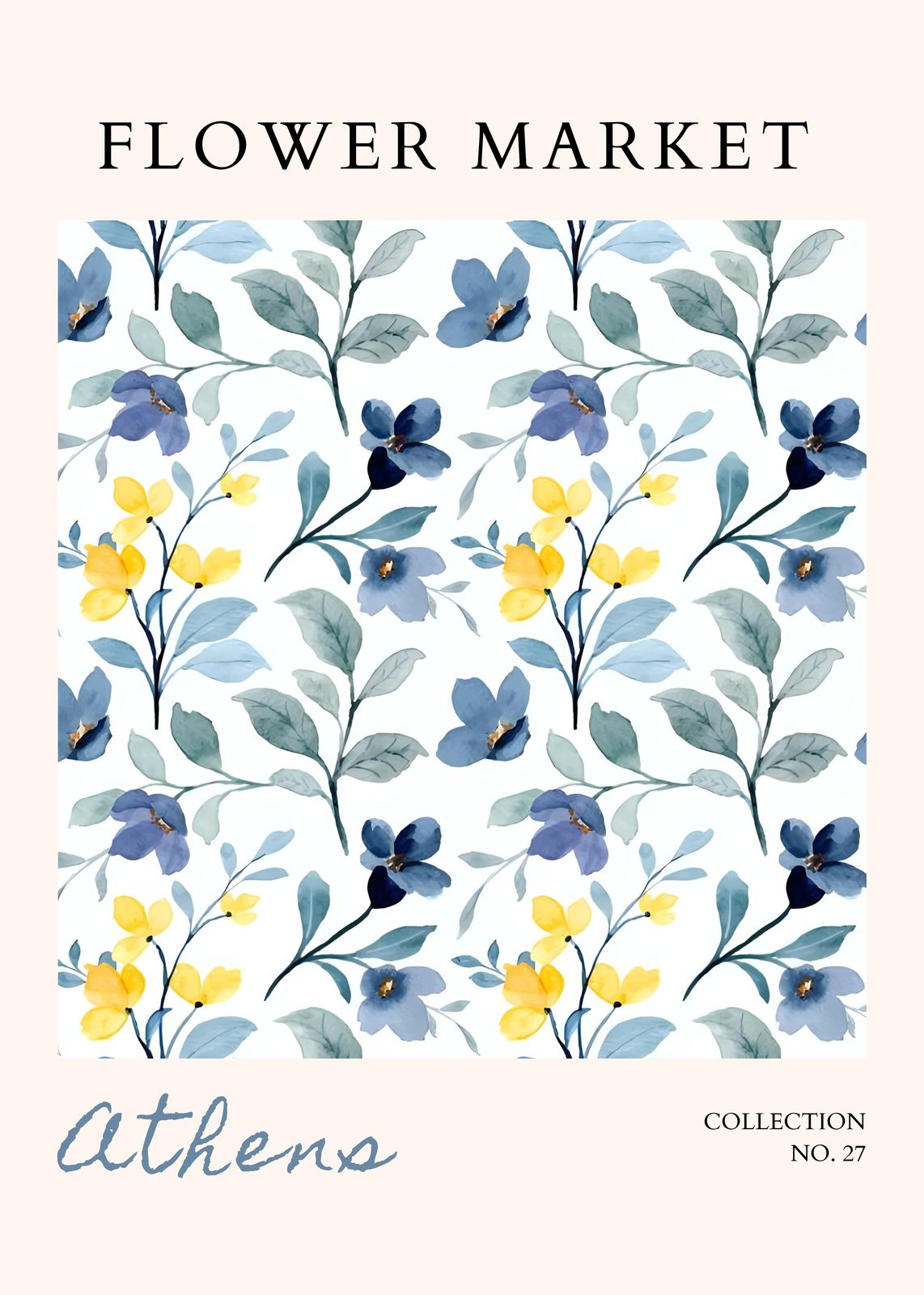 Watercolor Floral Delight Wall Art
