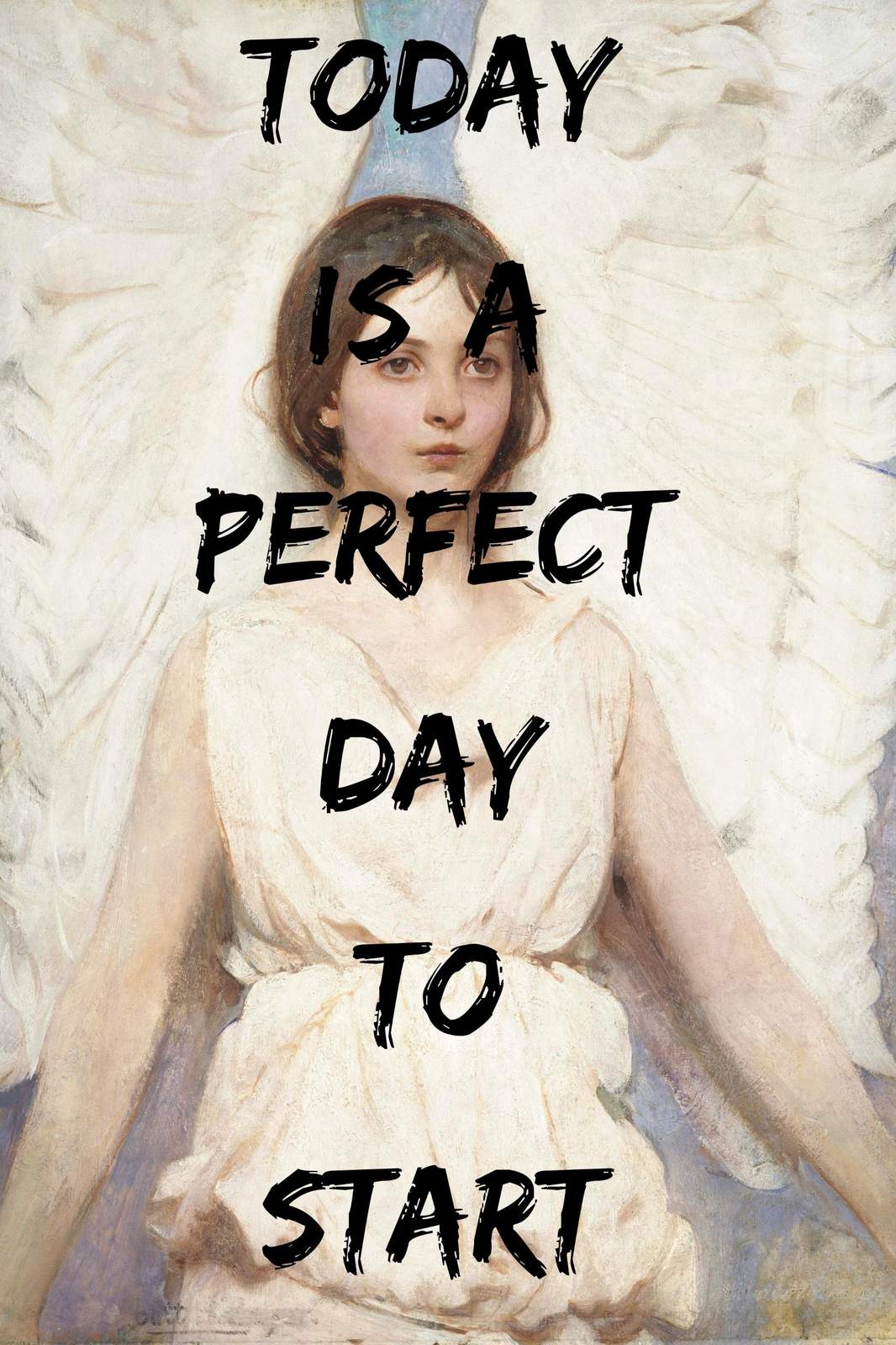 Inspirational Angel Quote Wall Art