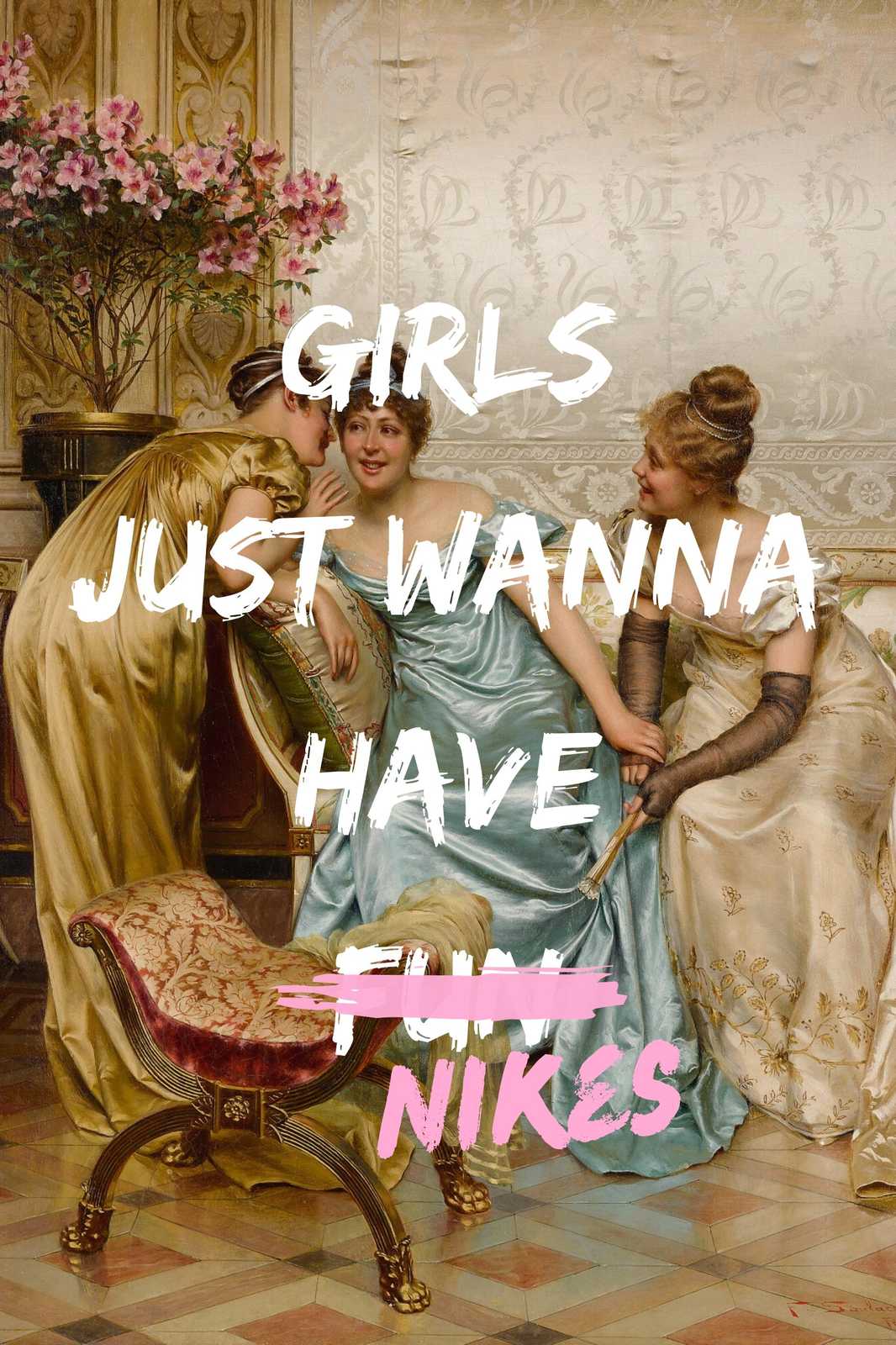 Girls Just Wanna Have Fun Wall Art