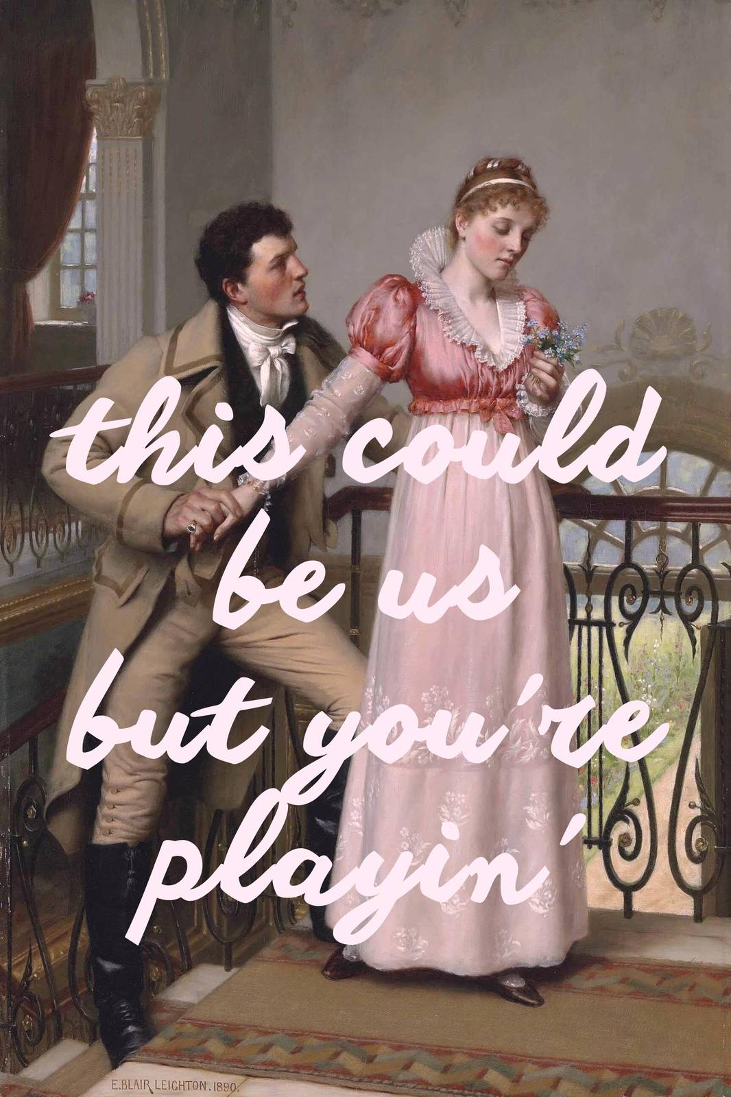 Victorian Romance "This Could Be Us" Wall Art