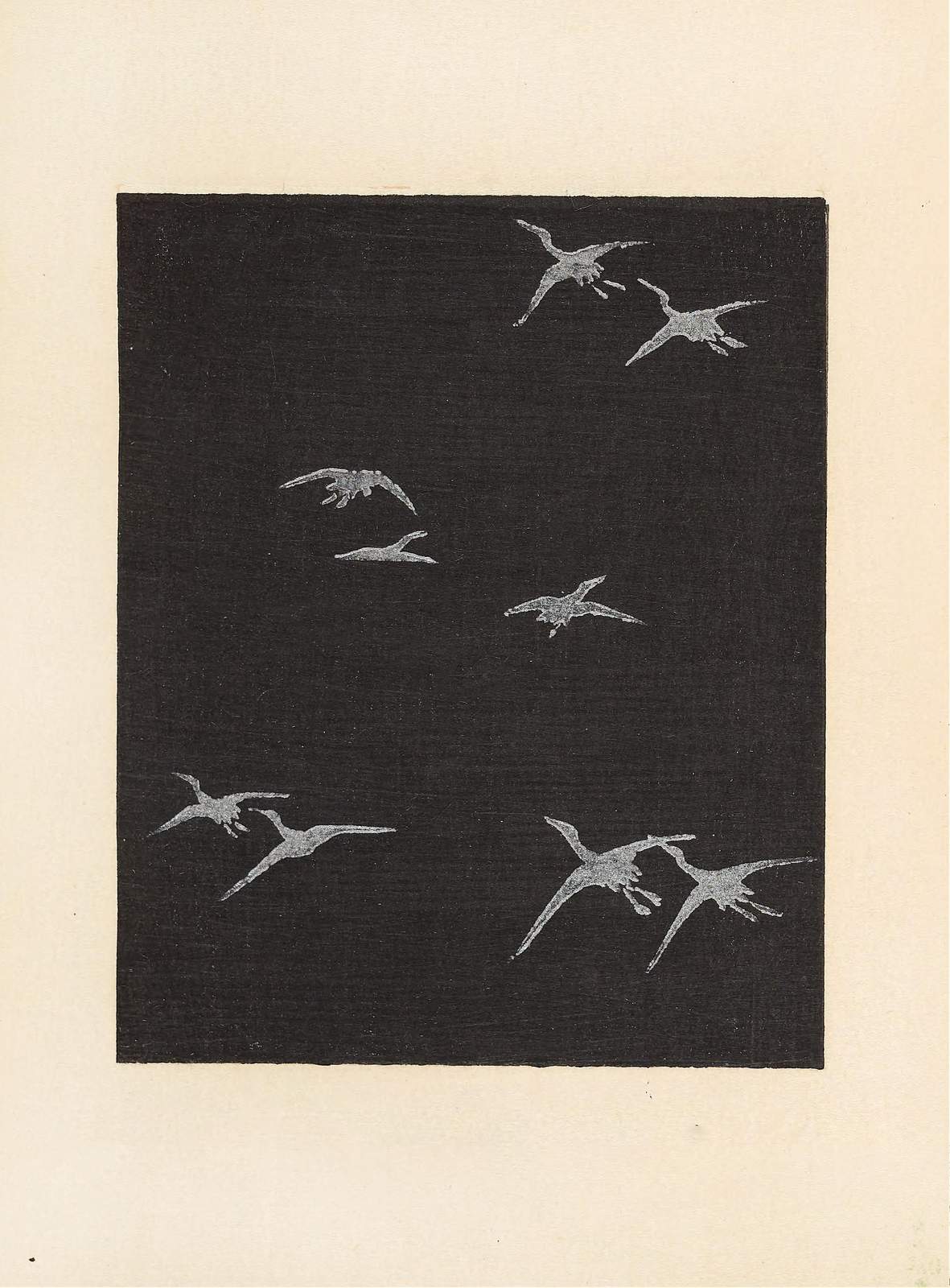 Flock of Birds in Flight Wall Art