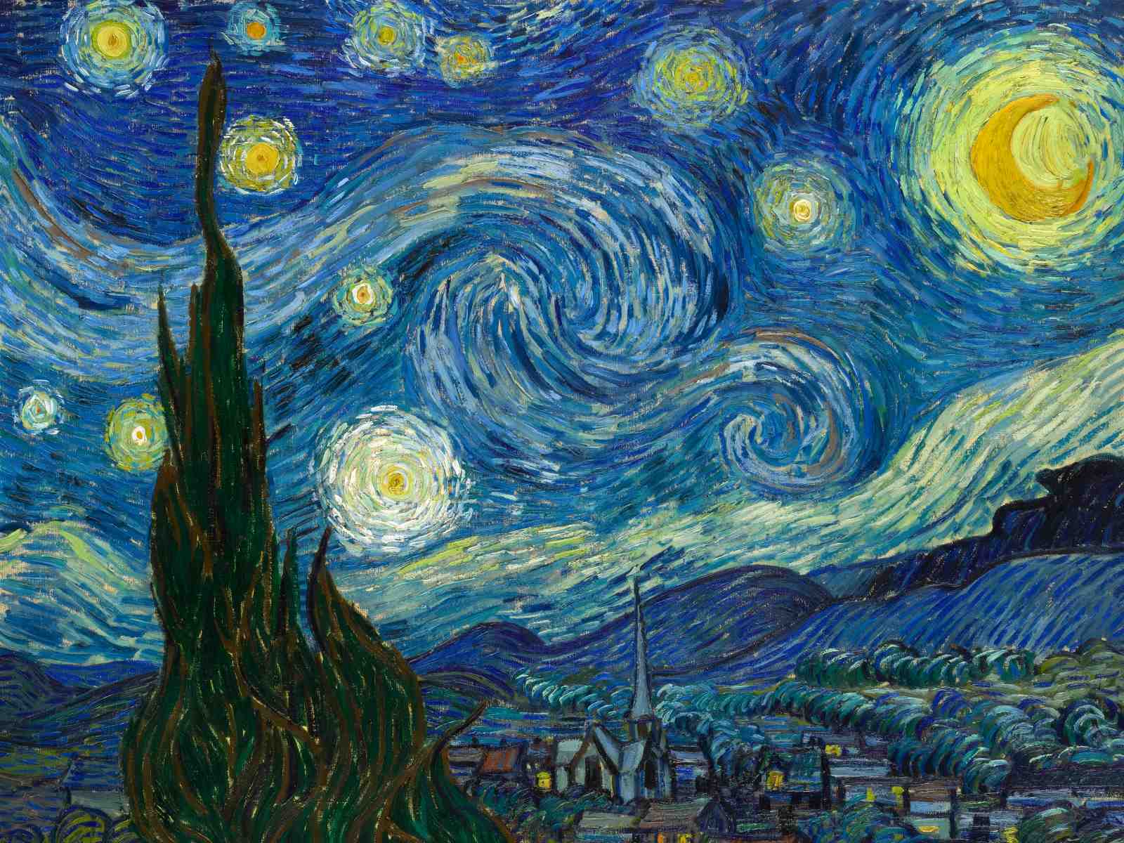 Van Gogh Starry Night Wall Art Wall Art