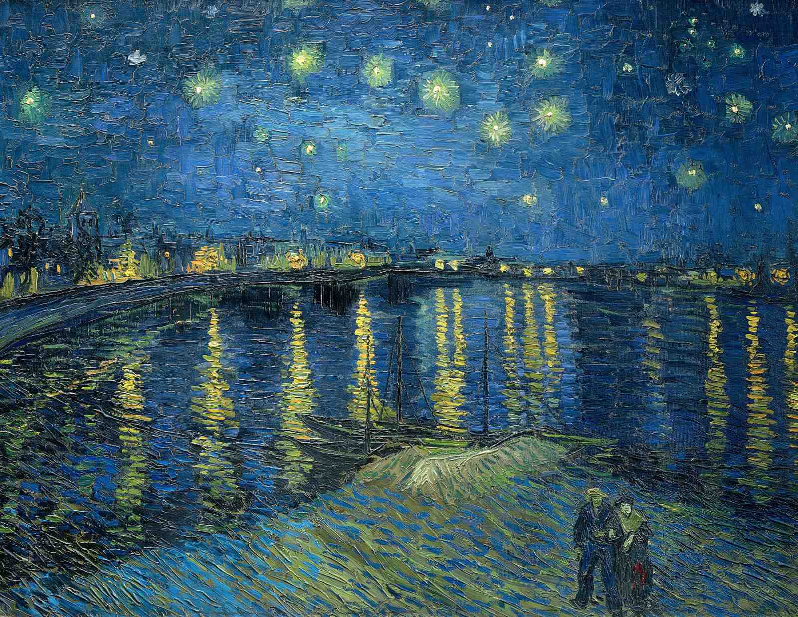 Starry Night Over the Rhône Wall Art