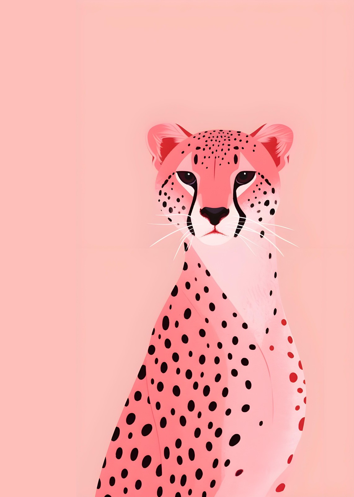 Pink Cheetah Pop Art Wall Art