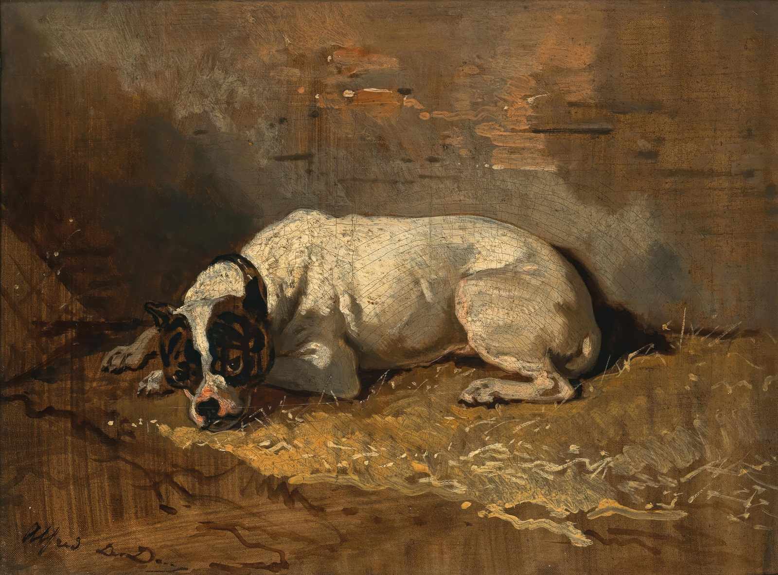 Loyal Companion Vintage Dog Art Wall Art