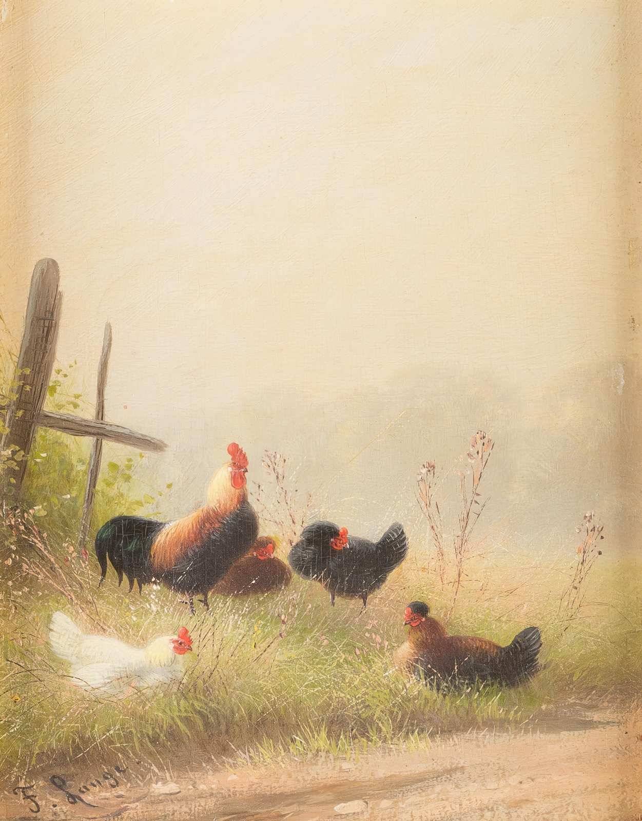 Farmhouse Roosters & Hens Wall Art