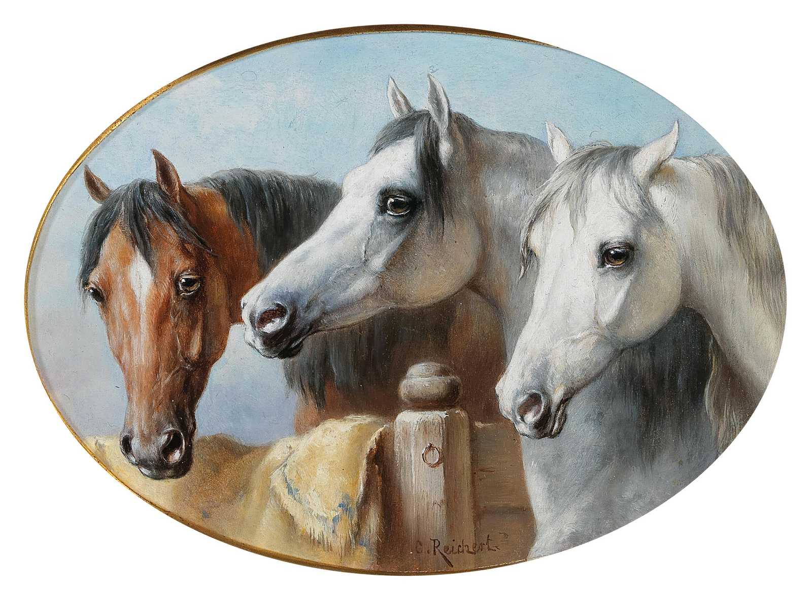 Majestic Equine Trio Horse Wall Art