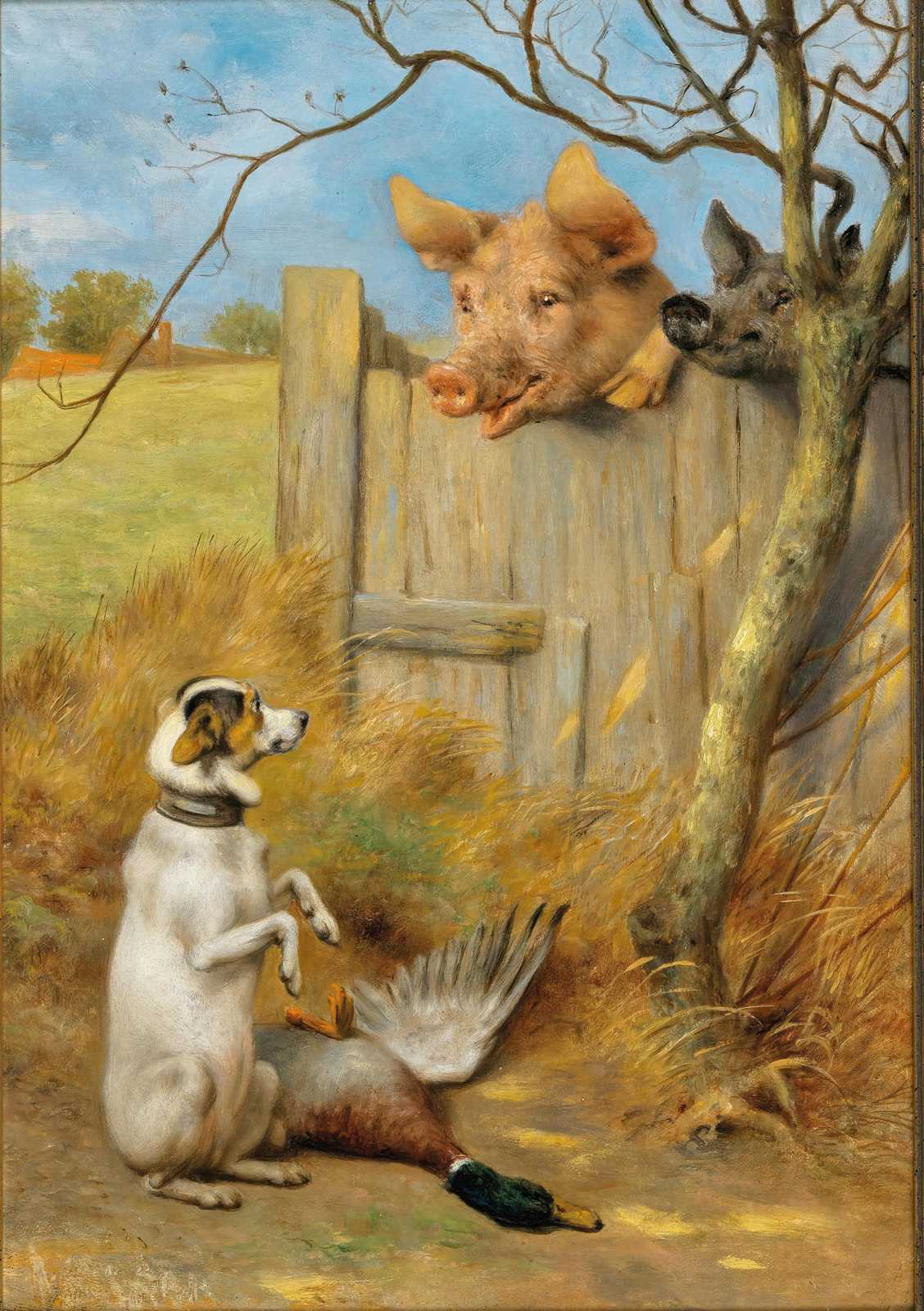 Curious Farm Animals Wall Art