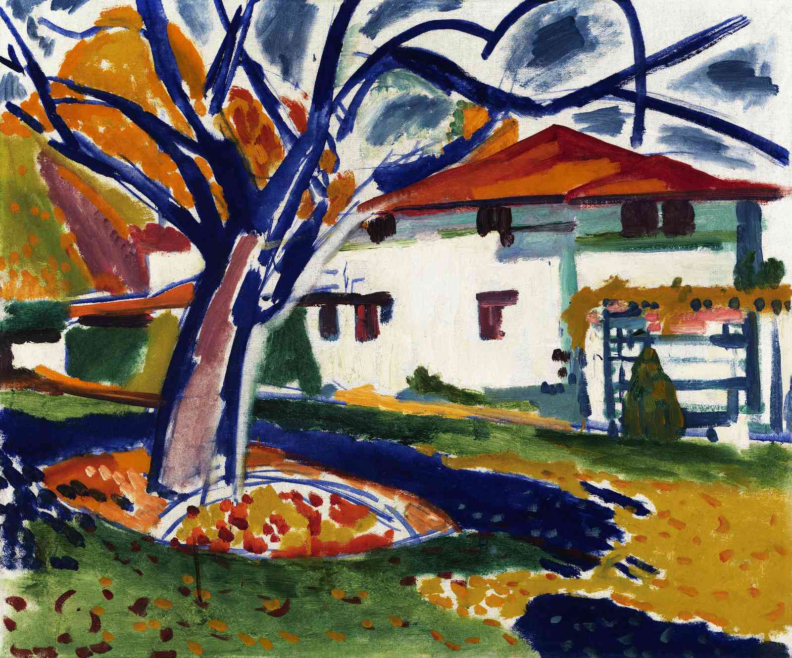 Vibrant Fauvist Landscape Wall Art for Modern Homes