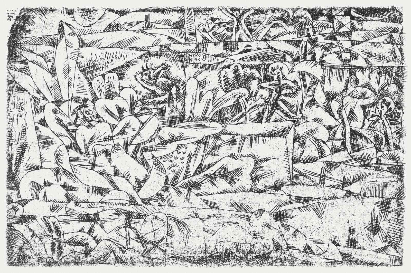 Abstract Botanical Art Wall Art