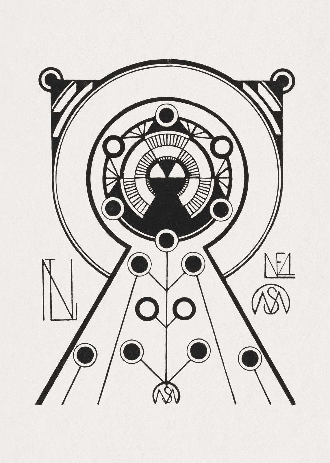 Geometric Mysticism Abstract Art Wall Art