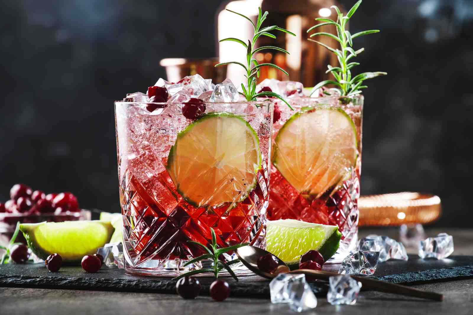 Refreshing Cranberry Cocktail Art Wall Art