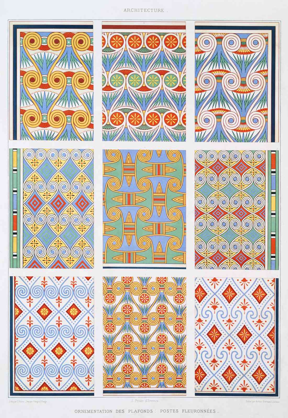 Vintage Geometric Patterns Wall Art