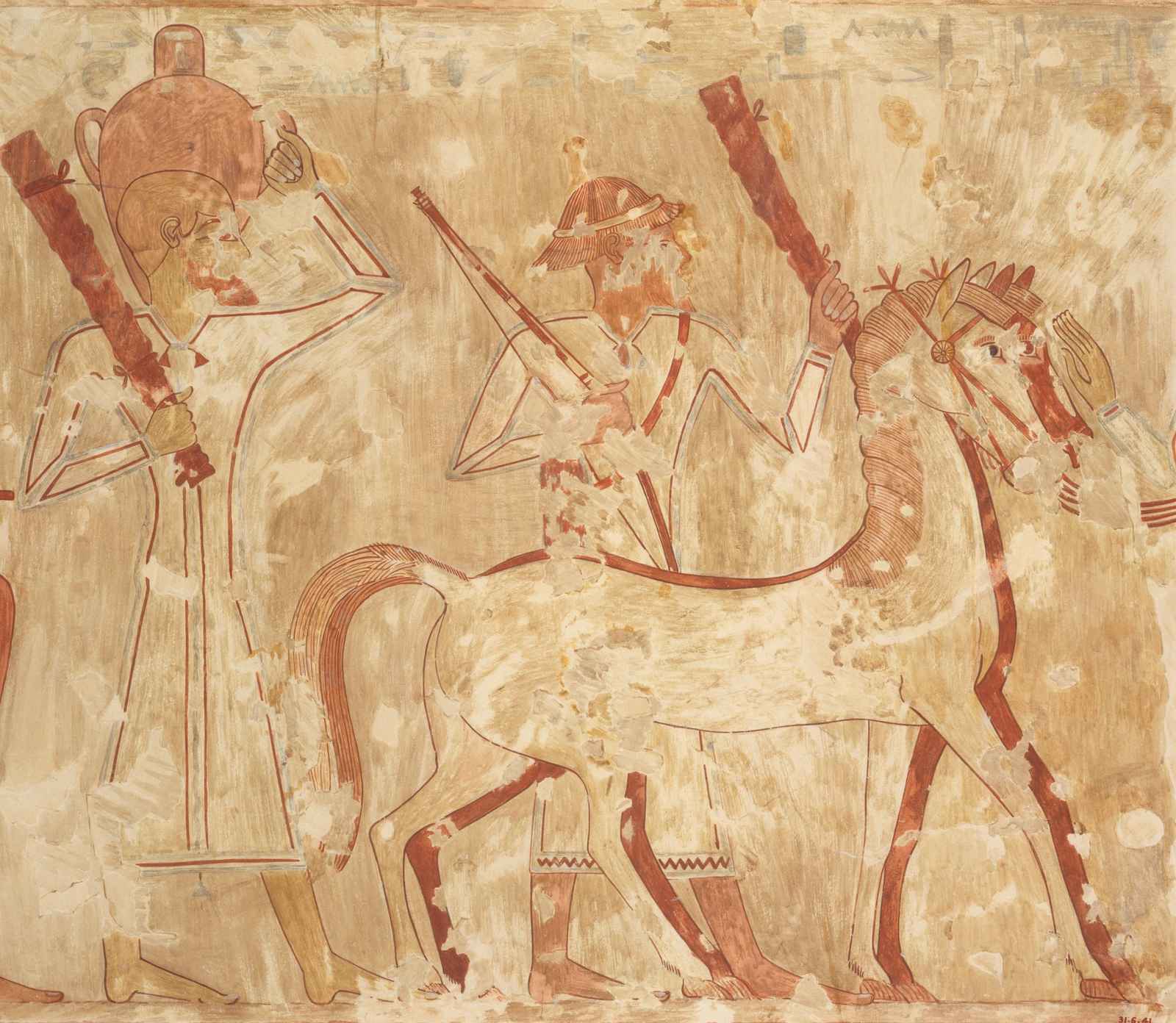 Ancient Egyptian Horse Procession Wall Art