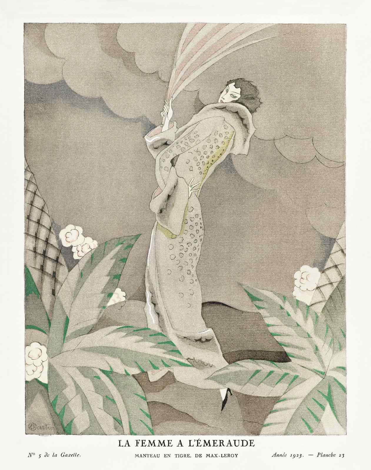 Art Deco Elegance Woman Wall Art