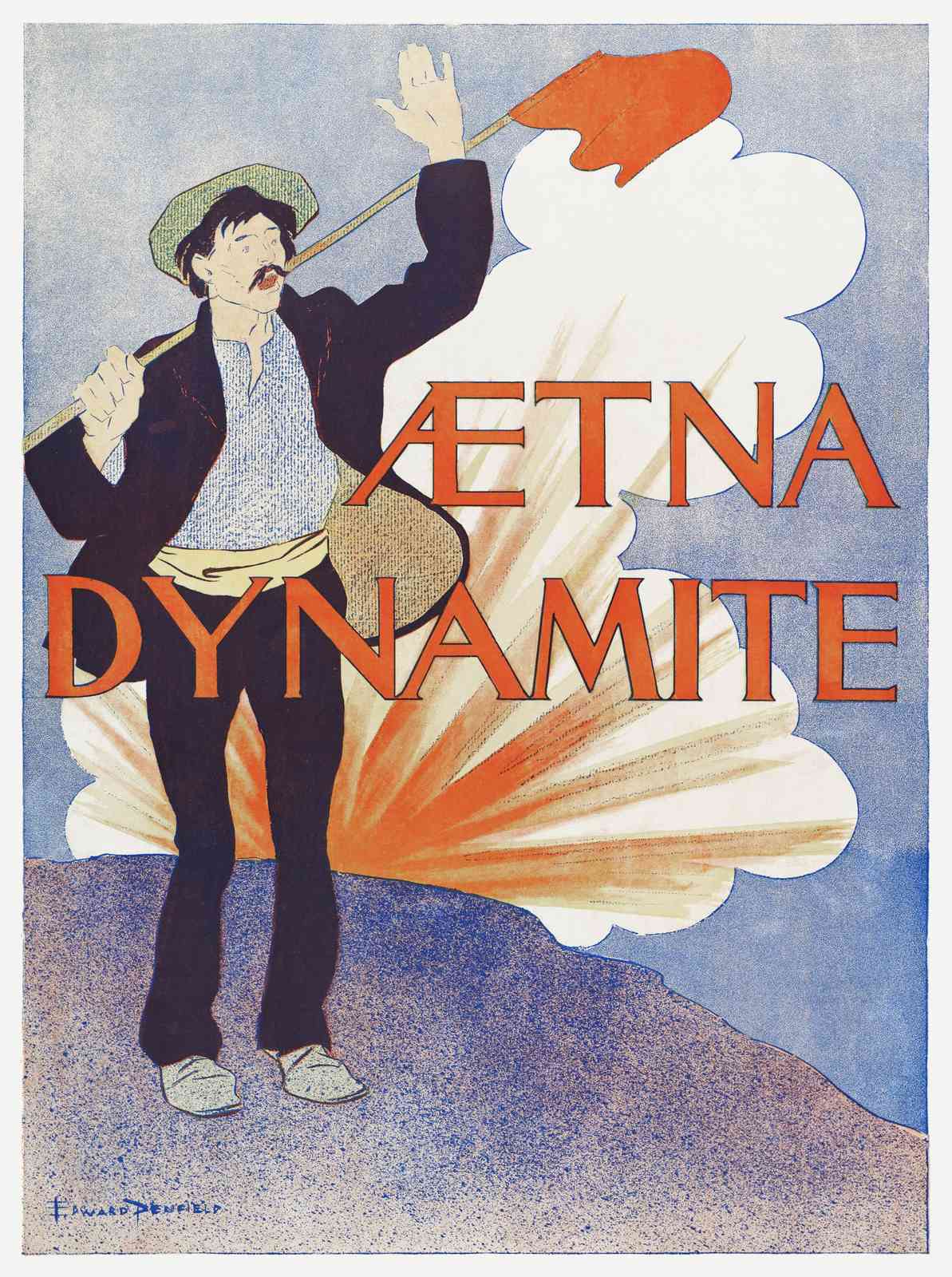 Vintage Dynamite Man Wall Art Wall Art