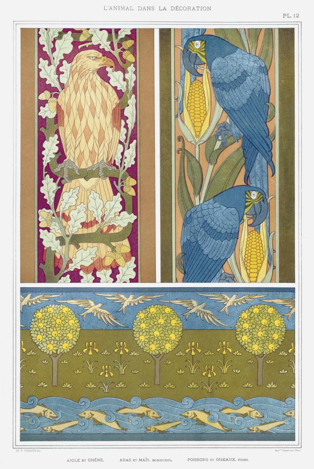 Art Nouveau Animal & Nature Wall Art
