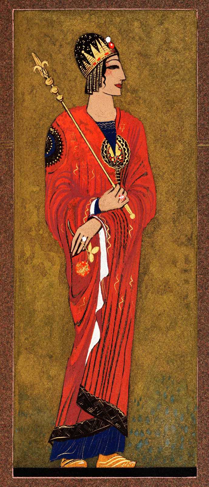 Regal Figure Art Deco Wall Art