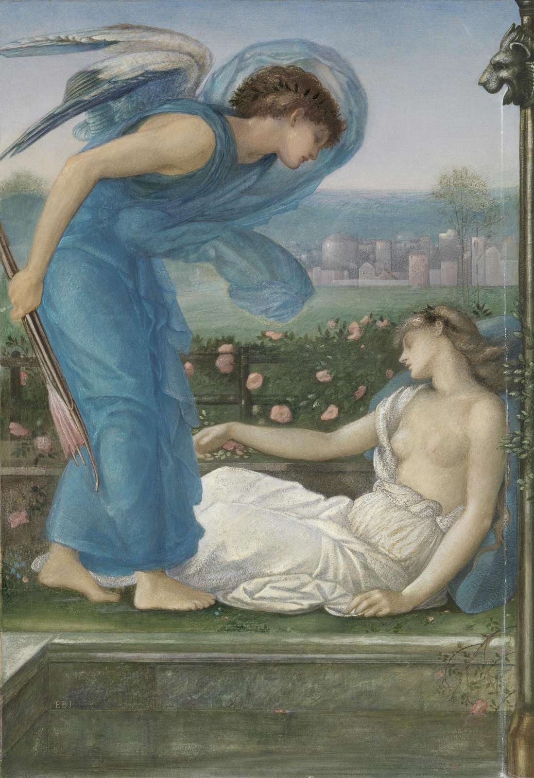 Mythological Angel & Muse Wall Art