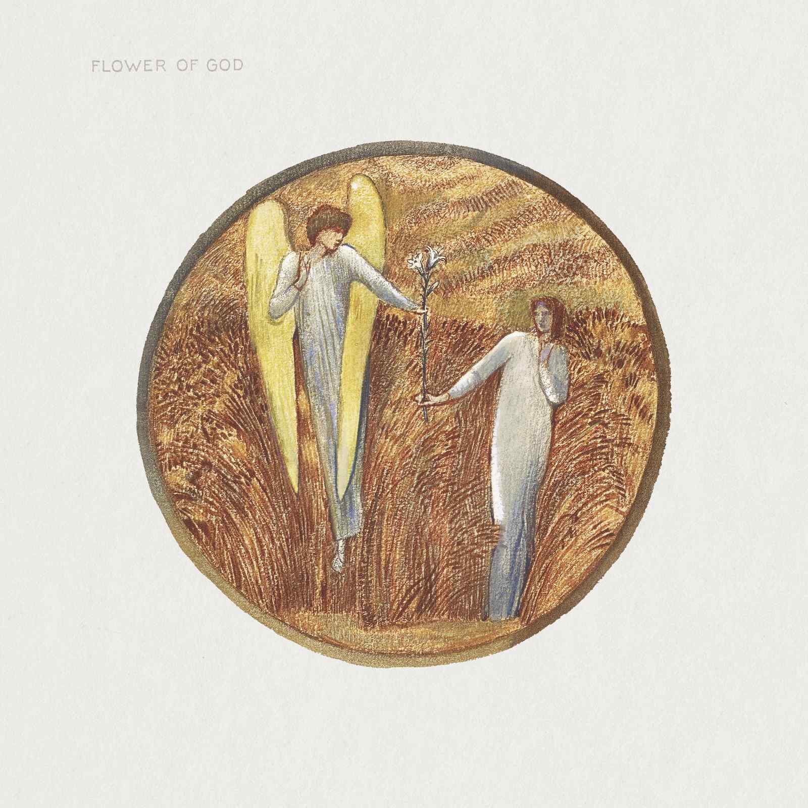 Angel & Messenger Wheat Field Wall Art