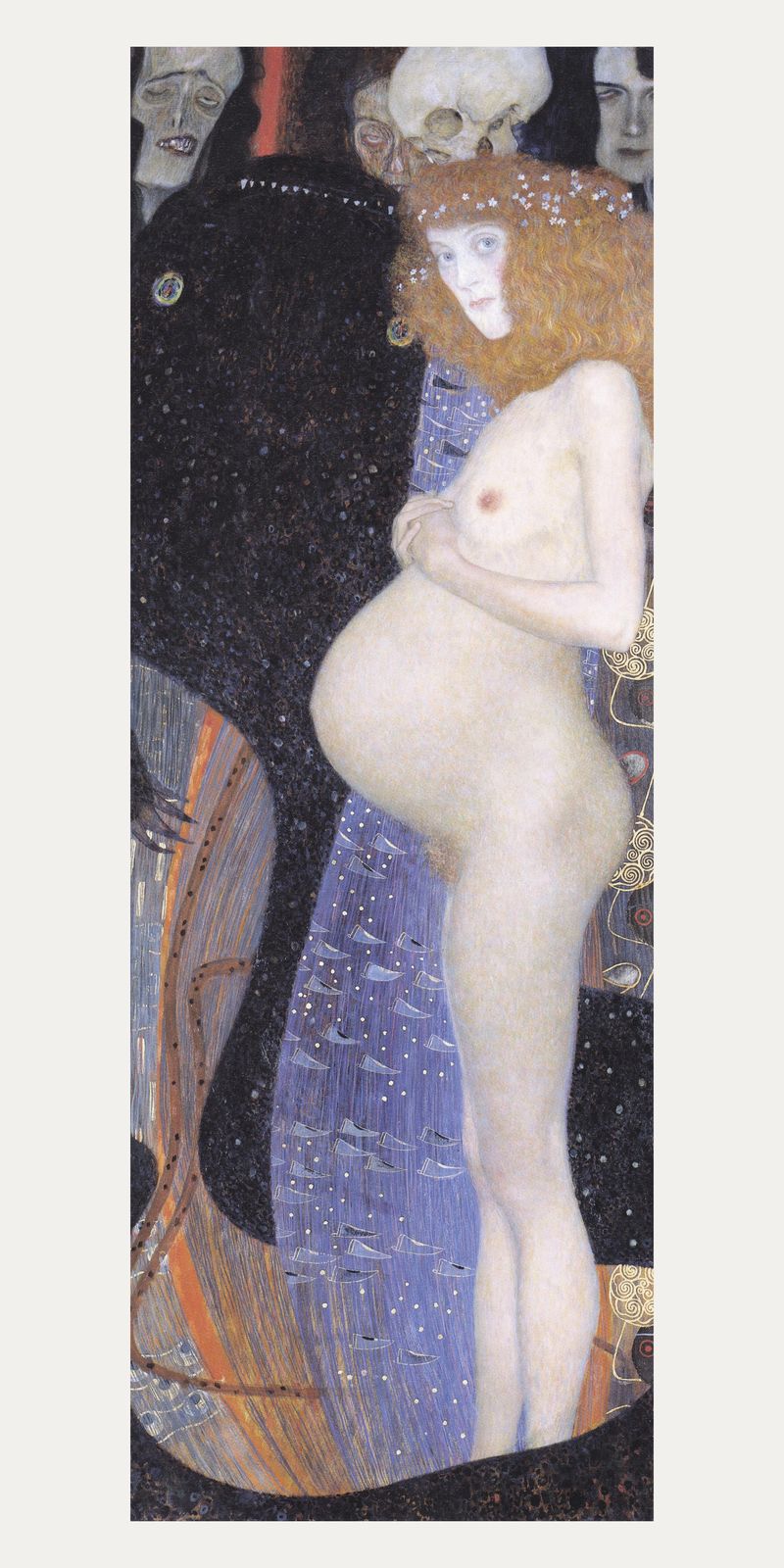 Pregnant Woman Symbolism Art Wall Art
