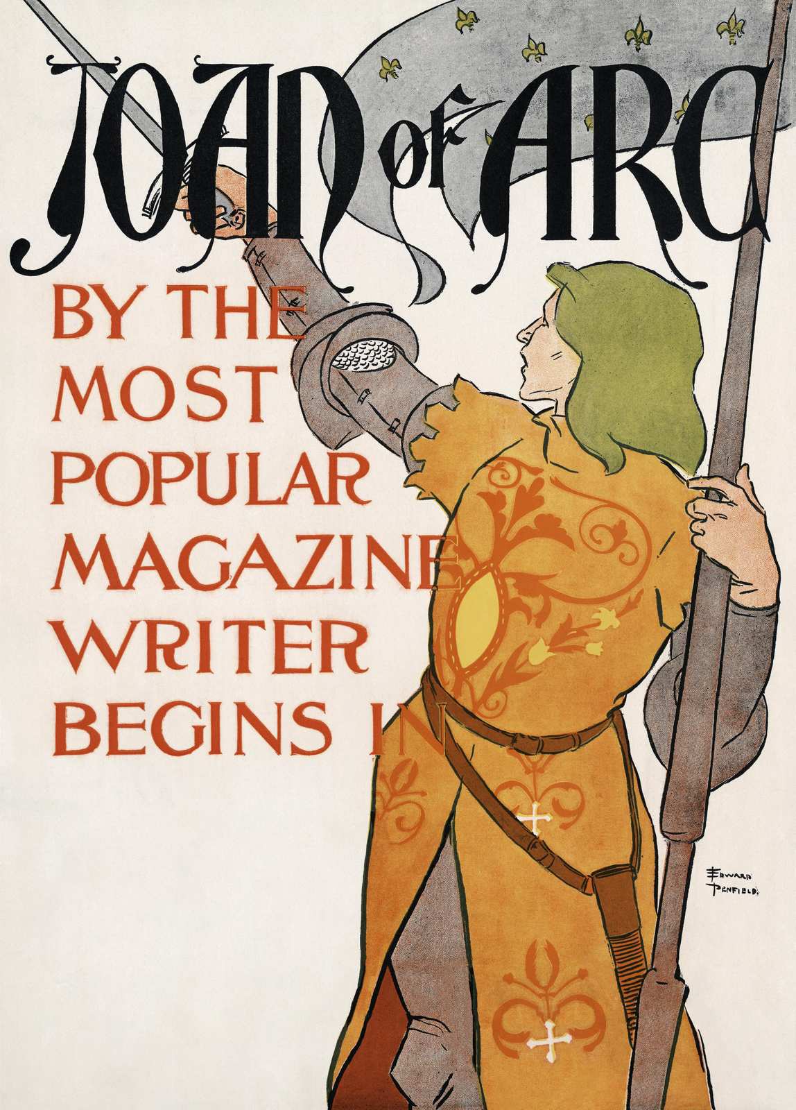 Joan of Arc "Popular Writer" Wall Art