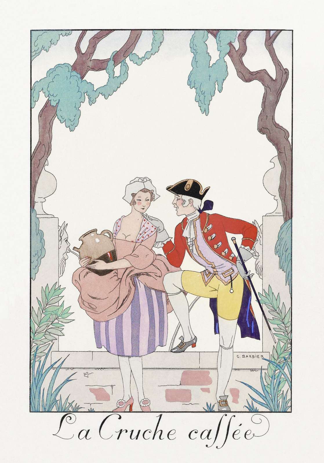 18th Century Elegance La Cruche Caffée Wall Art
