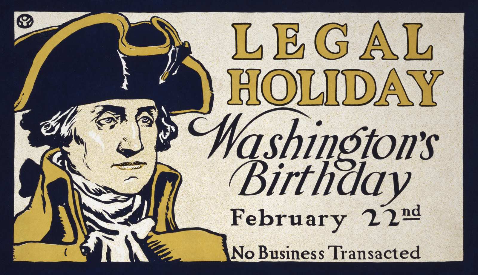 Vintage Washington's Birthday Wall Art