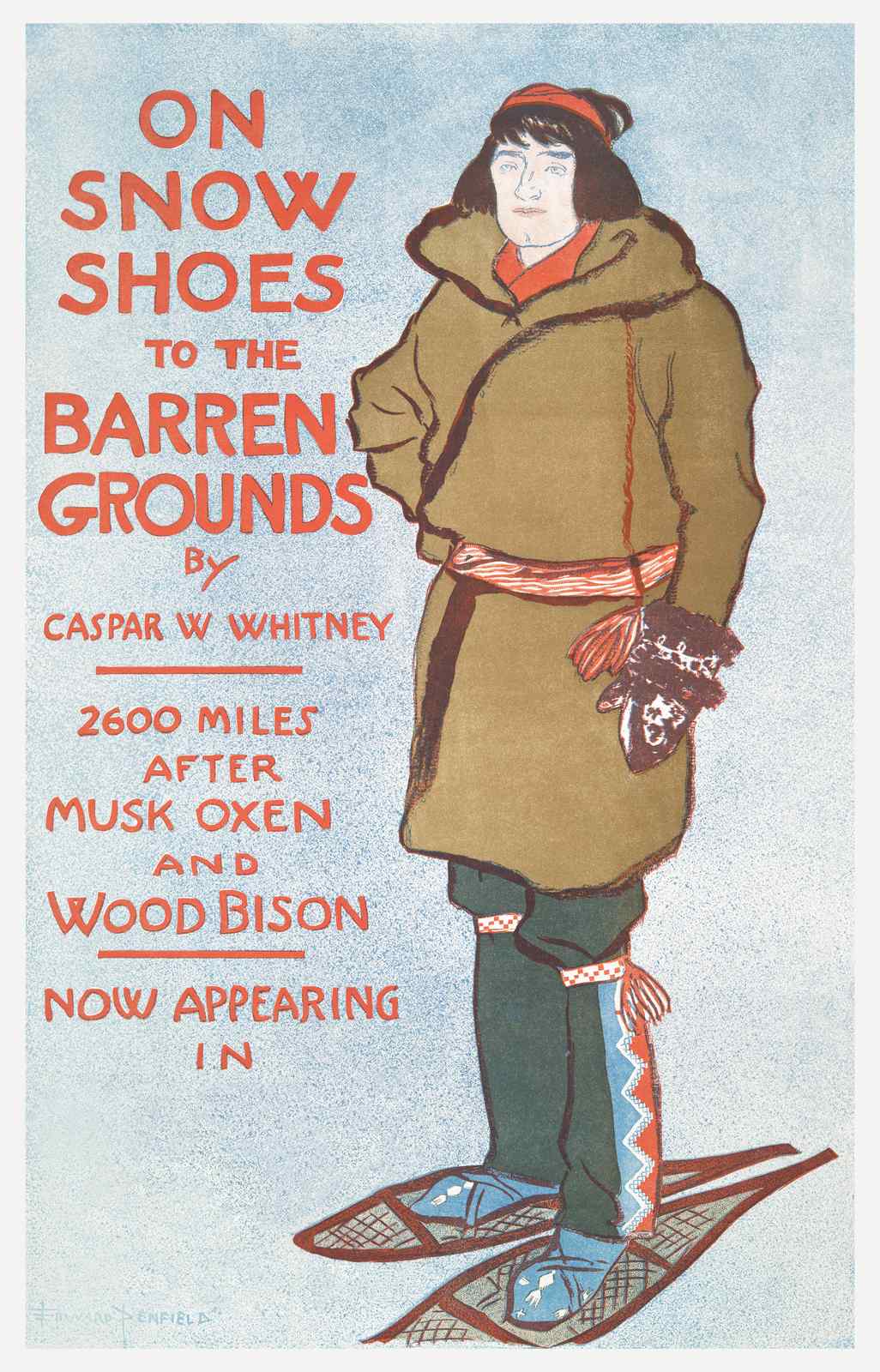 Vintage Arctic Expedition Snowshoes Wall Art