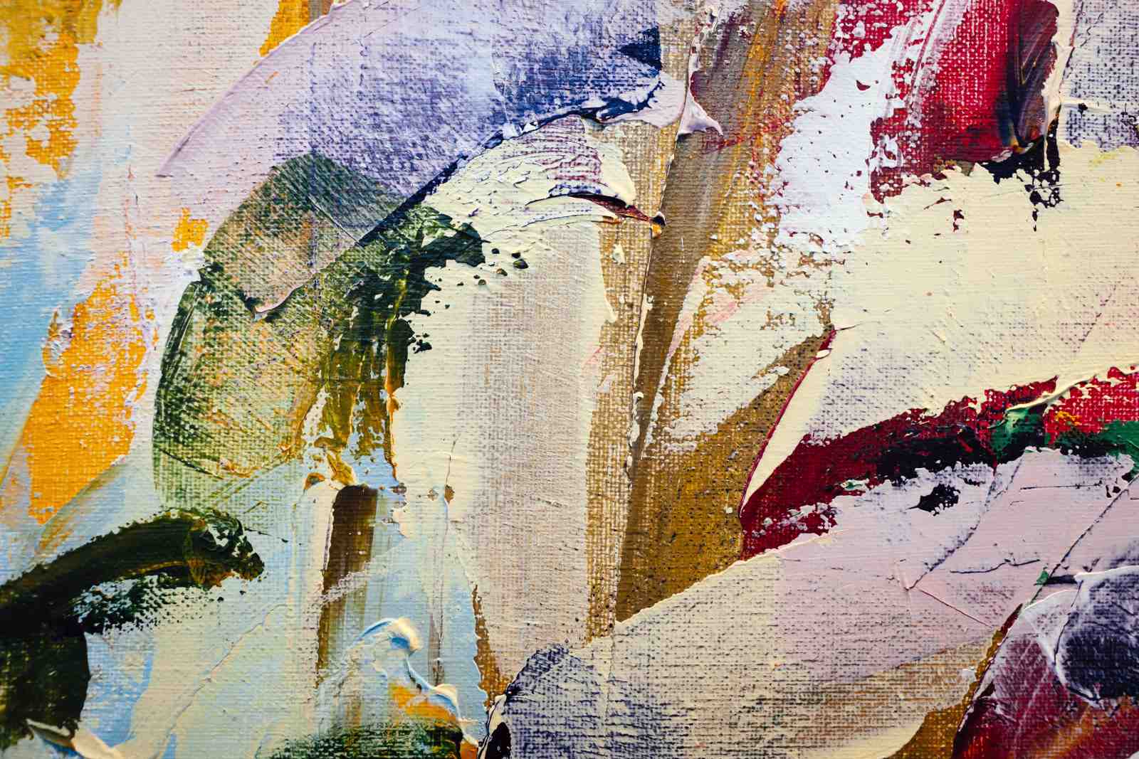 Abstract Expressionist Floral Wall Art