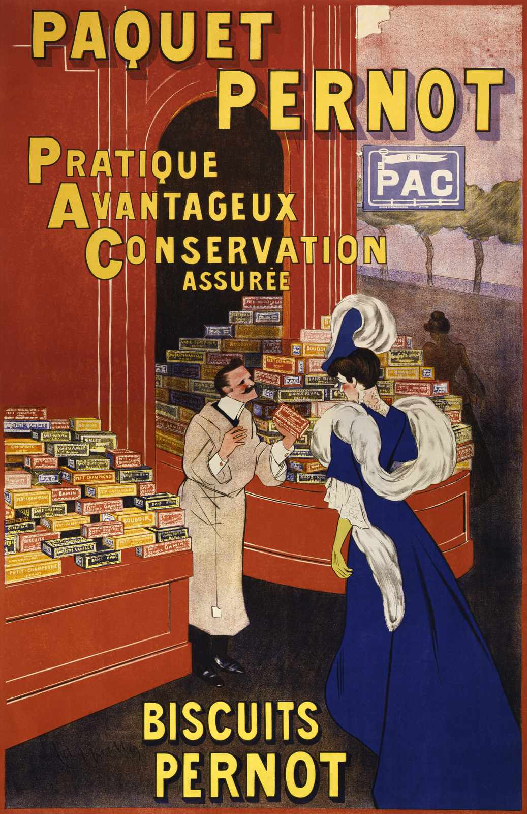 Vintage Biscuits Pernot Poster Wall Art