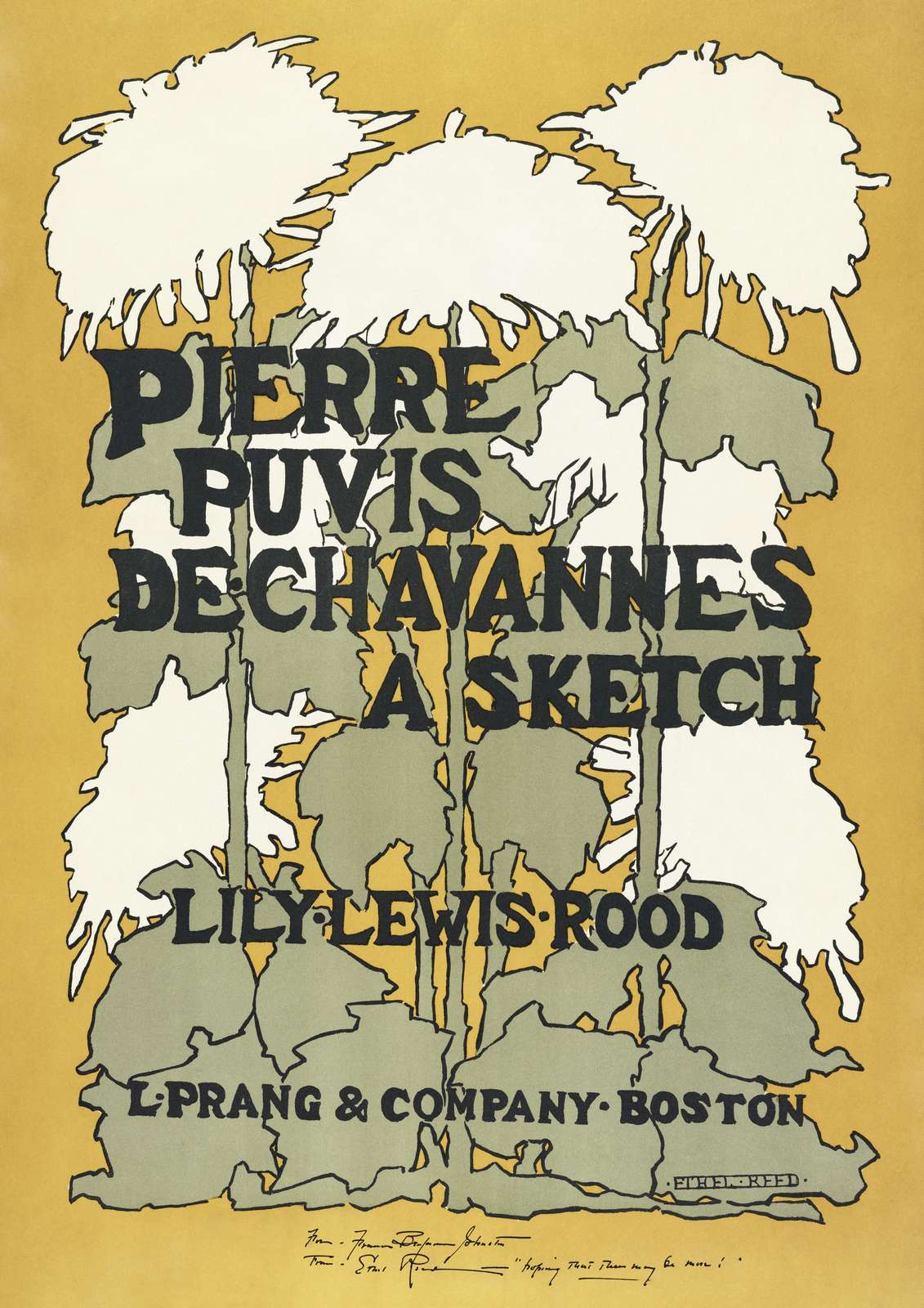 Vintage Pierre Puvis de Chavannes Sketch Wall Art