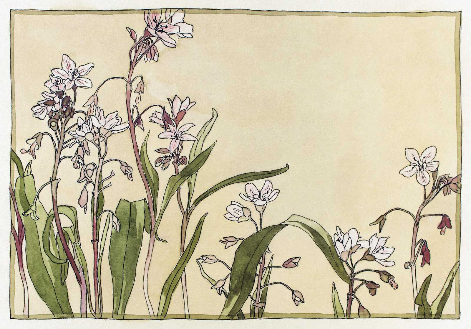 Delicate Wildflower Botanical Art Wall Art