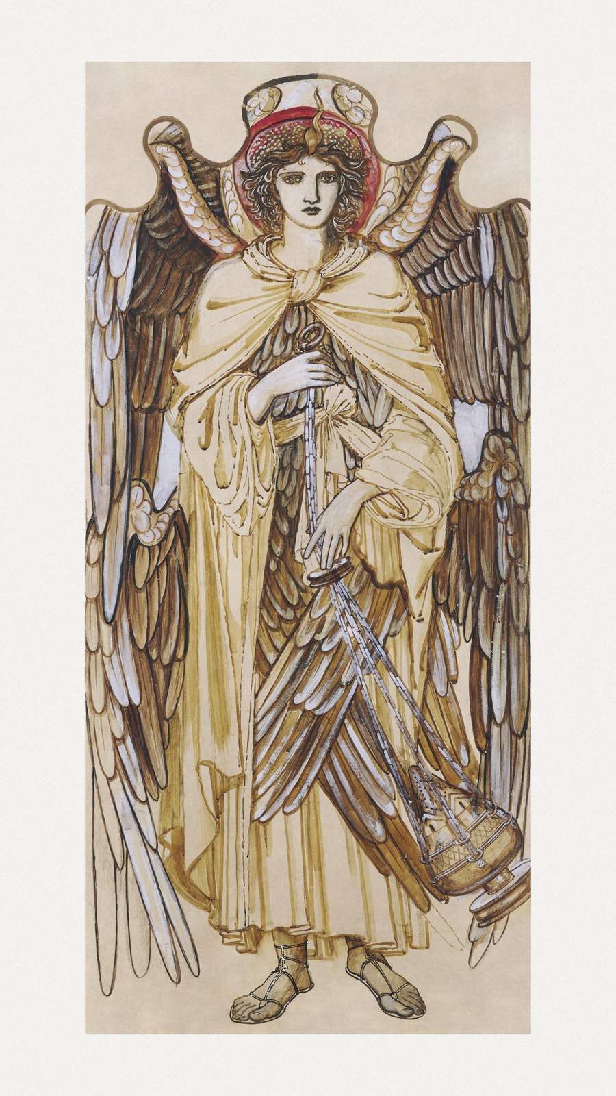 Majestic Angel Incense Holder Wall Art