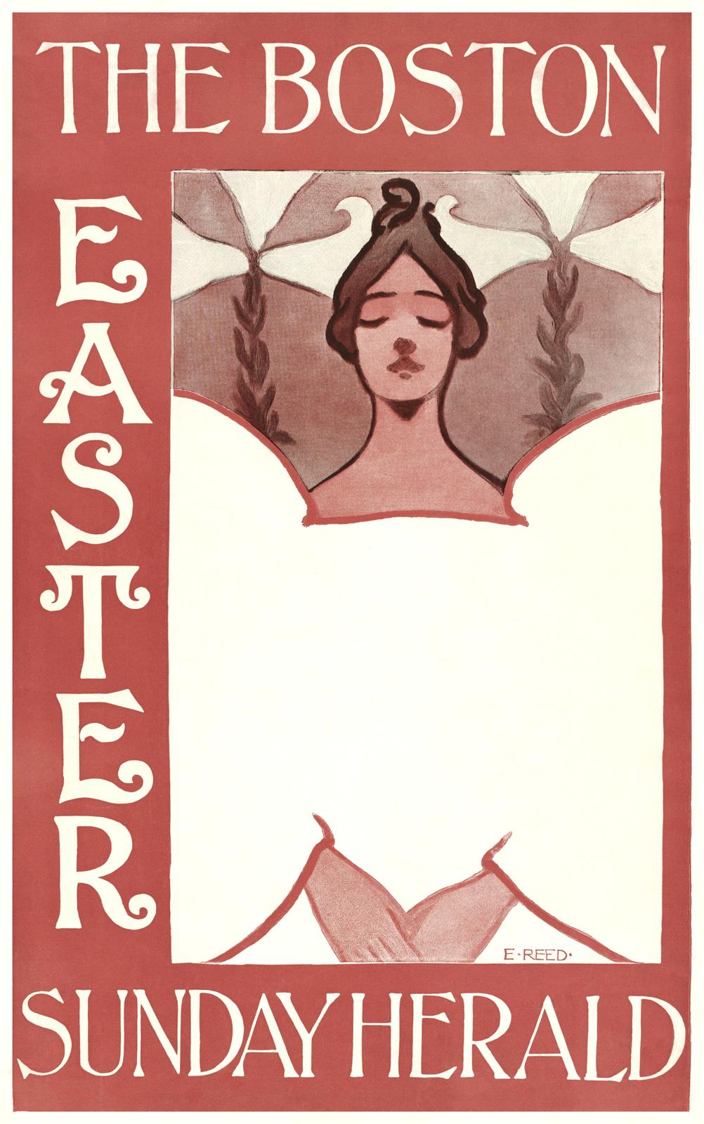 Vintage Easter Sunday Herald Poster Wall Art